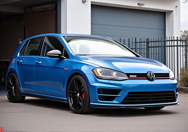 VW Golf R se sníženým sportovním podvozkem